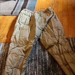 Tan Puffer Pants